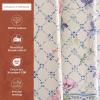 imageMaison d Hermine Cedrat 100 Cotton Set of 3 Kitchen Rod Pocket Window Curtain for Cafe  Kitchen  Bedroom  Home 2 Tiers 28quotX36quot and 1 Valance 56quotX18quot10  Faience