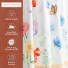 imageMaison d Hermine Cedrat 100 Cotton Set of 3 Kitchen Rod Pocket Window Curtain for Cafe  Kitchen  Bedroom  Home 2 Tiers 28quotX36quot and 1 Valance 56quotX18quot39  Summer Whisper