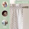 imageMaison d Hermine Cedrat 100 Cotton Set of 3 Kitchen Rod Pocket Window Curtain for Cafe  Kitchen  Bedroom  Home 2 Tiers 28quotX36quot and 1 Valance 56quotX18quot10  Faience