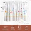 imageMaison d Hermine Cedrat 100 Cotton Set of 3 Kitchen Rod Pocket Window Curtain for Cafe  Kitchen  Bedroom  Home 2 Tiers 28quotX36quot and 1 Valance 56quotX18quot39  Summer Whisper