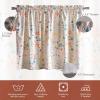 imageMaison d Hermine Cedrat 100 Cotton Set of 3 Kitchen Rod Pocket Window Curtain for Cafe  Kitchen  Bedroom  Home 2 Tiers 28quotX36quot and 1 Valance 56quotX18quot08  Colmar