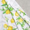 imageMaison d Hermine Cedrat 100 Cotton Set of 3 Kitchen Rod Pocket Window Curtain for Cafe  Kitchen  Bedroom  Home 2 Tiers 28quotX36quot and 1 Valance 56quotX18quot40  Cedrat