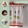 imageMaison d Hermine Cedrat 100 Cotton Set of 3 Kitchen Rod Pocket Window Curtain for Cafe  Kitchen  Bedroom  Home 2 Tiers 28quotX36quot and 1 Valance 56quotX18quot04  Campagne