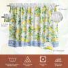 imageMaison d Hermine Cedrat 100 Cotton Set of 3 Kitchen Rod Pocket Window Curtain for Cafe  Kitchen  Bedroom  Home 2 Tiers 28quotX36quot and 1 Valance 56quotX18quot40  Cedrat