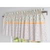 imageMaison d Hermine Cedrat 100 Cotton Set of 3 Kitchen Rod Pocket Window Curtain for Cafe  Kitchen  Bedroom  Home 2 Tiers 28quotX36quot and 1 Valance 56quotX18quot39  Summer Whisper