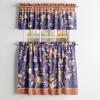 imageMaison d Hermine Cedrat 100 Cotton Set of 3 Kitchen Rod Pocket Window Curtain for Cafe  Kitchen  Bedroom  Home 2 Tiers 28quotX36quot and 1 Valance 56quotX18quot41  Kelim  Infinity