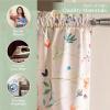 imageMaison d Hermine Cedrat 100 Cotton Set of 3 Kitchen Rod Pocket Window Curtain for Cafe  Kitchen  Bedroom  Home 2 Tiers 28quotX36quot and 1 Valance 56quotX18quot08  Colmar