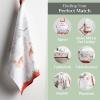 imageMaison d Hermine Kitchen Towel 100 Cotton Quick Dry Cleaning Dishtowel for Gifts Dining Home Wedding Banquet Buffet Kalahari  ThanksgivingChristmas Set of 309  Christmas Tradition