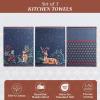 imageMaison d Hermine Kitchen Towel 100 Cotton Quick Dry Cleaning Dishtowel for Gifts Dining Home Wedding Banquet Buffet Kalahari  ThanksgivingChristmas Set of 307  Christmas Joy
