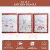 imageMaison d Hermine Kitchen Towel 100 Cotton Quick Dry Cleaning Dishtowel for Gifts Dining Home Wedding Banquet Buffet Kalahari  ThanksgivingChristmas Set of 309  Christmas Tradition