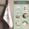 imageMaison d Hermine Kitchen Towel 100 Cotton Quick Dry Cleaning Dishtowel for Gifts Dining Home Wedding Banquet Buffet Kalahari  ThanksgivingChristmas Set of 311  Mountain Life