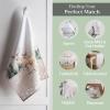 imageMaison d Hermine Kitchen Towel 100 Cotton Quick Dry Cleaning Dishtowel for Gifts Dining Home Wedding Banquet Buffet Kalahari  ThanksgivingChristmas Set of 302  Deer in the Woods