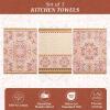 imageMaison d Hermine Kitchen Towel 100 Cotton Quick Dry Cleaning Dishtowel for Gifts Dining Home Wedding Banquet Buffet Kalahari  ThanksgivingChristmas Set of 318  Damask