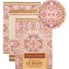 imageMaison d Hermine Kitchen Towel 100 Cotton Quick Dry Cleaning Dishtowel for Gifts Dining Home Wedding Banquet Buffet Kalahari ThanksgivingChristmas Set of 318 Damask