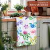 imageMaison dHermine Kitchen Towels 100 Cotton 2750quot x 20quot Cloth Dish Towels for Kitchen Absorbent for Home Dining Cocktail Parties  Easter Decorations SpringSummer Easter Dew Set of 324  Giverny