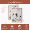 imageMaison dHermine Kitchen Towels 100 Cotton 2750quot x 20quot Cloth Dish Towels for Kitchen Absorbent for Home Dining Cocktail Parties  Easter Decorations SpringSummer Easter Dew Set of 306  Campagne  Basse Cour