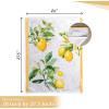 imageMaison dHermine Kitchen Towels 100 Cotton 2750quot x 20quot Cloth Dish Towels for Kitchen Absorbent for Home Dining Cocktail Parties  Easter Decorations SpringSummer Easter Dew Set of 304  Limoncello