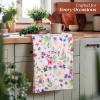imageMaison dHermine Kitchen Towels 100 Cotton 2750quot x 20quot Cloth Dish Towels for Kitchen Absorbent for Home Dining Cocktail Parties  Easter Decorations SpringSummer Easter Dew Set of 312  Chardon