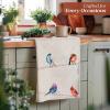 imageMaison dHermine Kitchen Towels 100 Cotton 2750quot x 20quot Cloth Dish Towels for Kitchen Absorbent for Home Dining Cocktail Parties  Easter Decorations SpringSummer Easter Dew Set of 301  Birdies on Wire