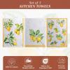 imageMaison dHermine Kitchen Towels 100 Cotton 2750quot x 20quot Cloth Dish Towels for Kitchen Absorbent for Home Dining Cocktail Parties  Easter Decorations SpringSummer Easter Dew Set of 304  Limoncello