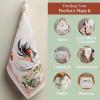 imageMaison dHermine Kitchen Towels 100 Cotton 2750quot x 20quot Cloth Dish Towels for Kitchen Absorbent for Home Dining Cocktail Parties  Easter Decorations SpringSummer Easter Dew Set of 306  Campagne  Basse Cour