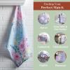 imageMaison dHermine Kitchen Towels 100 Cotton 2750quot x 20quot Cloth Dish Towels for Kitchen Absorbent for Home Dining Cocktail Parties  Easter Decorations SpringSummer Easter Dew Set of 318  Sweet Rose Lavender  Lush