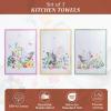 imageMaison dHermine Kitchen Towels 100 Cotton 2750quot x 20quot Cloth Dish Towels for Kitchen Absorbent for Home Dining Cocktail Parties  Easter Decorations SpringSummer Easter Dew Set of 311  Printemps