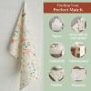 imageMaison dHermine Kitchen Towels 100 Cotton 2750quot x 20quot Cloth Dish Towels for Kitchen Absorbent for Home Dining Cocktail Parties  Easter Decorations SpringSummer Easter Dew Set of 310  Colmar