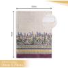 imageMaison dHermine Kitchen Towels 100 Cotton 2750quot x 20quot Cloth Dish Towels for Kitchen Absorbent for Home Dining Cocktail Parties  Easter Decorations SpringSummer Easter Dew Set of 315  Fanny Lavender