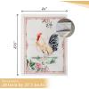 imageMaison dHermine Kitchen Towels 100 Cotton 2750quot x 20quot Cloth Dish Towels for Kitchen Absorbent for Home Dining Cocktail Parties  Easter Decorations SpringSummer Easter Dew Set of 305  Campagne  Coq