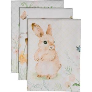 imageMaison dHermine Kitchen Towels 100 Cotton 2750quot x 20quot Cloth Dish Towels for Kitchen Absorbent for Home Dining Cocktail Parties  Easter Decorations SpringSummer Easter Dew Set of 310  Easter Dew