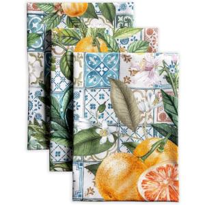 imageMaison dHermine Kitchen Towels 100 Cotton 2750quot x 20quot Cloth Dish Towels for Kitchen Absorbent for Home Dining Cocktail Parties  Easter Decorations SpringSummer Easter Dew Set of 313  Agrume
