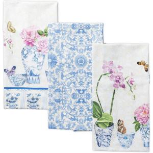 imageMaison dHermine Kitchen Towels 100 Cotton 2750quot x 20quot Cloth Dish Towels for Kitchen Absorbent for Home Dining Cocktail Parties  Easter Decorations SpringSummer Easter Dew Set of 302  Canton