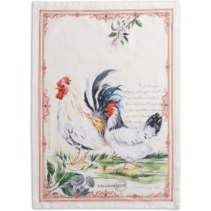imageMaison dHermine Kitchen Towels 100 Cotton 2750quot x 20quot Cloth Dish Towels for Kitchen Absorbent for Home Dining Cocktail Parties  Easter Decorations SpringSummer Easter Dew Set of 306  Campagne  Basse Cour