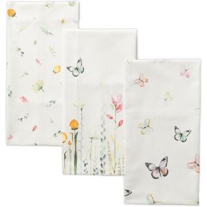 imageMaison dHermine Kitchen Towels 100 Cotton 2750quot x 20quot Cloth Dish Towels for Kitchen Absorbent for Home Dining Cocktail Parties  Easter Decorations SpringSummer Easter Dew Set of 306  Botanical Fresh