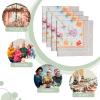 imageMaison dHermine Cloth Napkins 100 Cotton Everyday Set of 4 Dinner Napkins Cloth Washable Kitchen Party Wedding Restaurant Gifts for Mothers Day SpringSummer Luxury Loft  Peach 20quot x 20quot28  Summer Whisper