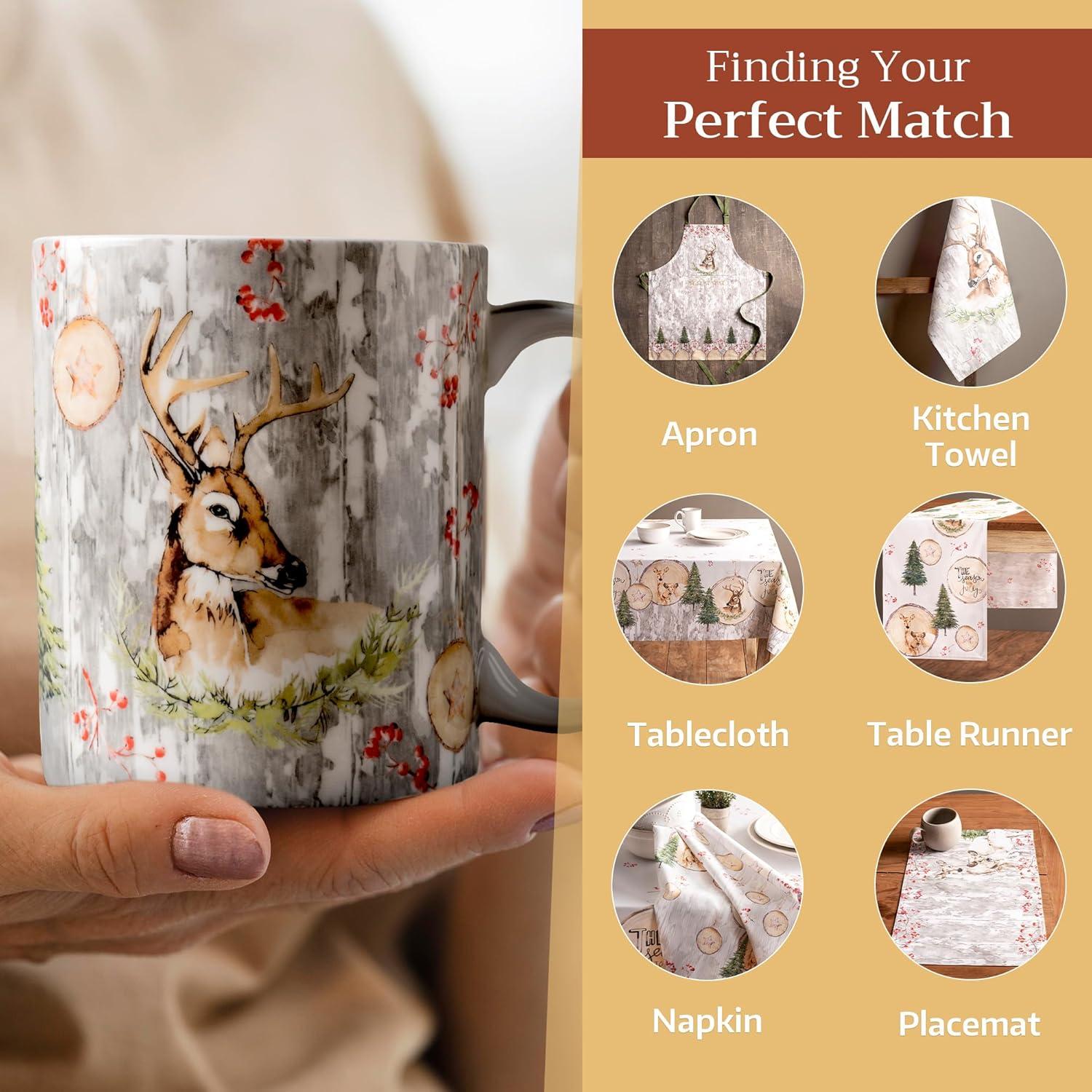 imageMaison d Hermine Coffee Mug with Handles Fine Bone China Pack of One Coffee Mug for Hot Beverages Cappuccino Latte Home Restaurant Perfect for Men ampamp Women Mountain Life  Chalet 15 Ounce1  Mountain Life  Chalet
