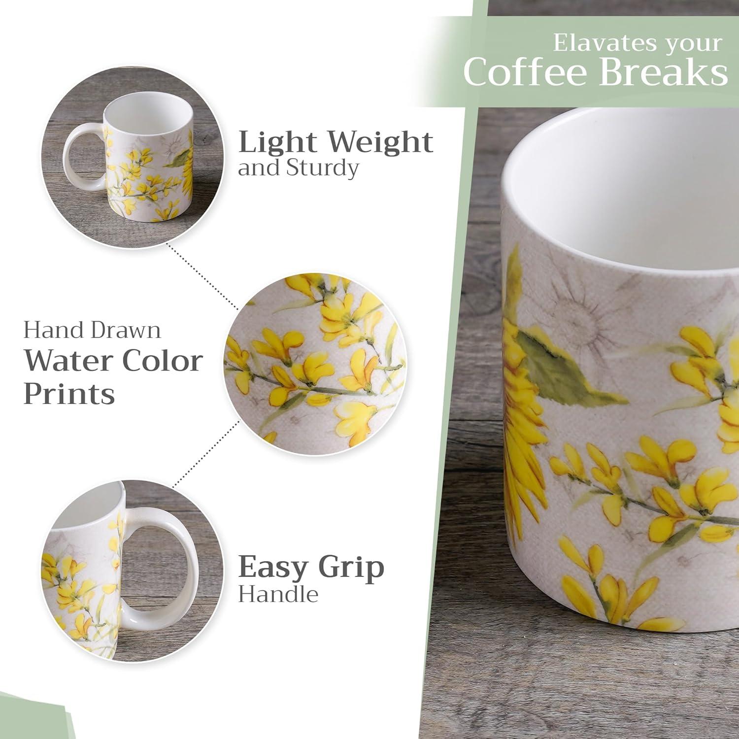 imageMaison d Hermine Coffee Mug with Handles Fine Bone China Pack of One Coffee Mug for Hot Beverages Cappuccino Latte Home Restaurant Perfect for Men ampamp Women Mountain Life  Chalet 15 Ounce10  Candice