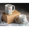 imageMaison d Hermine Coffee Mug with Handles Fine Bone China Pack of One Coffee Mug Hot Beverages Cappuccino Home Restaurant Perfect for Men ampamp Women Meadow Florals Beige  Meadow Sunrise 12 Ounce1  Fleurs De Mai
