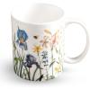 imageMaison d Hermine Coffee Mug with Handles Fine Bone China Pack of One Coffee Mug Hot Beverages Cappuccino Home Restaurant Perfect for Men ampamp Women Meadow Florals Beige  Meadow Sunrise 12 Ounce1  Fleurs De Mai  Floral
