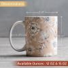 imageMaison d Hermine Coffee Mug with Handles Fine Bone China Pack of One Coffee Mug Hot Beverages Cappuccino Home Restaurant Perfect for Men ampamp Women Meadow Florals Beige  Meadow Sunrise 12 Ounce9  Pretty Autumn  Pretty Mono