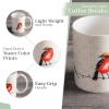 imageMaison d Hermine Coffee Mug with Handles Fine Bone China Pack of One Coffee Mug Hot Beverages Cappuccino Home Restaurant Perfect for Men ampamp Women Meadow Florals Beige  Meadow Sunrise 12 Ounce5  Birdies On Wire  Nuthatch