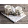 imageMaison d Hermine Coffee Mug with Handles Fine Bone China Pack of One Coffee Mug Hot Beverages Cappuccino Home Restaurant Perfect for Men ampamp Women Meadow Florals Beige  Meadow Sunrise 12 Ounce4  Deer In The Woods