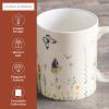 imageMaison d Hermine Coffee Mug with Handles Fine Bone China Pack of One Coffee Mug Hot Beverages Cappuccino Home Restaurant Perfect for Men ampamp Women Meadow Florals Beige  Meadow Sunrise 12 Ounce6  Botanical Fresh  Meadow