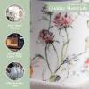 imageMaison d Hermine Coffee Mug with Handles Fine Bone China Pack of One Coffee Mug Hot Beverages Cappuccino Home Restaurant Perfect for Men ampamp Women Meadow Florals Beige  Meadow Sunrise 12 Ounce10  Summer Floral  Pink Clover
