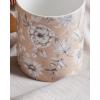 imageMaison d Hermine Coffee Mug with Handles Fine Bone China Pack of One Coffee Mug Hot Beverages Cappuccino Home Restaurant Perfect for Men ampamp Women Meadow Florals Beige  Meadow Sunrise 12 Ounce9  Pretty Autumn