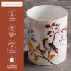imageMaison d Hermine Coffee Mug with Handles Fine Bone China Pack of One Coffee Mug Hot Beverages Cappuccino Home Restaurant Perfect for Men ampamp Women Meadow Florals Beige  Meadow Sunrise 12 Ounce3  Equinoxe  Beige Sparrows