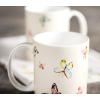 imageMaison d Hermine Coffee Mug with Handles Fine Bone China Pack of One Coffee Mug Hot Beverages Cappuccino Home Restaurant Perfect for Men ampamp Women Meadow Florals Beige  Meadow Sunrise 12 Ounce6  Botanical Fresh