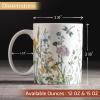 imageMaison d Hermine Coffee Mug with Handles Fine Bone China Pack of One Coffee Mug Hot Beverages Cappuccino Home Restaurant Perfect for Men ampamp Women Meadow Florals Beige  Meadow Sunrise 12 Ounce1  Fleurs De Mai  Floral