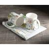 imageMaison d Hermine Coffee Mug with Handles Fine Bone China Pack of One Coffee Mug Hot Beverages Cappuccino Home Restaurant Perfect for Men ampamp Women Meadow Florals Beige  Meadow Sunrise 12 Ounce1  Fleurs De Mai